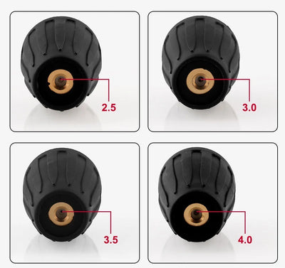 High Pressure Washer Fast Rotating TurboNozzle,1/4 QuickConnect Spray Tip 2.5,3.0,3.5,4.0,4.5 GPM 4000PSI