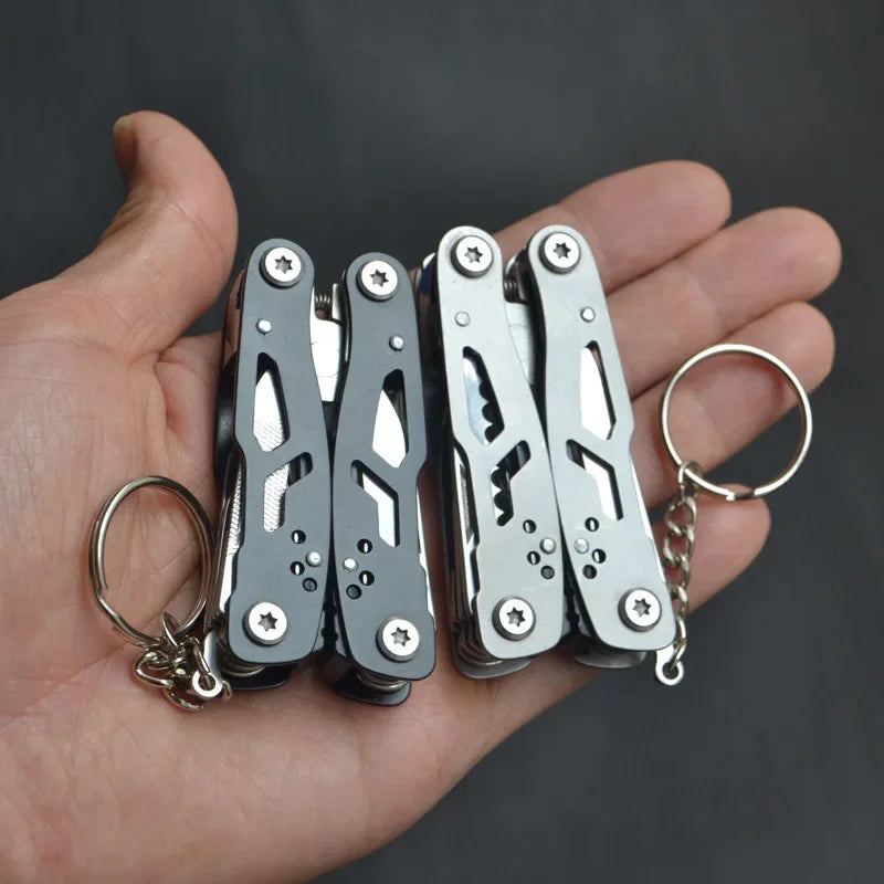 Multifunction Stainless Steel Multi-tool Pocket Knife Pliers Folding Pliers Mini Portable Folding Pliers Folding Blade Knife