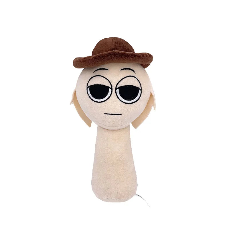 2025 Soft Doll Toy (9 Inch) Cartoon Red Ice Sprunki Games Plushies Toy Baby Rag Doll Birthday Gift Christmas Plush Toy Gift