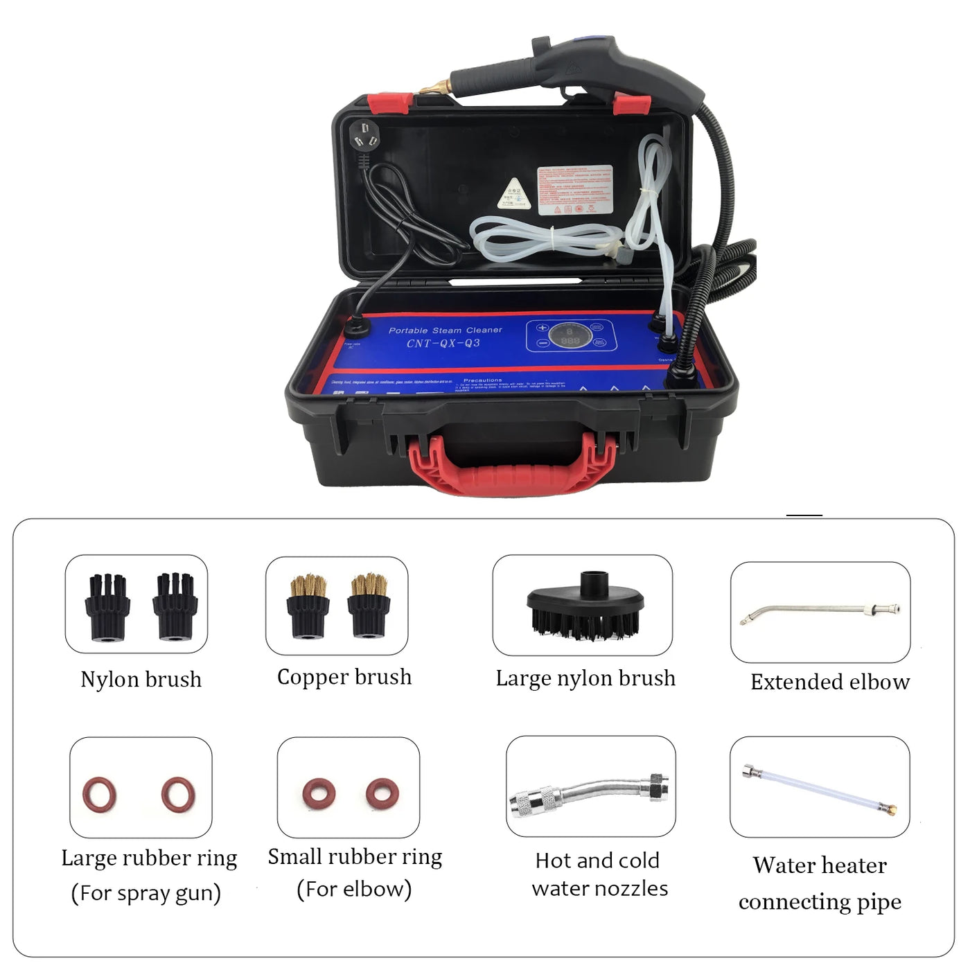 Professional portable uphplstery steam pressure washer 110V/220V steam cleaner for cars house kitchen air conditioner