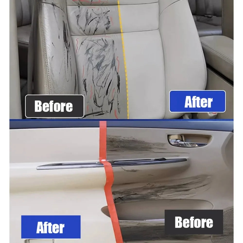 Car Cleaner Interior Spray Stain Dirt Removal for Car Seats and Surfaces for Seats Headliners Leather Fabric and Headliners