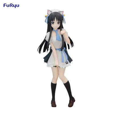 Original Furyu K-On Anime Toy Trio Try It Collector'S Doll Akiyama Mio Figurine Model Ornament Toy Gift