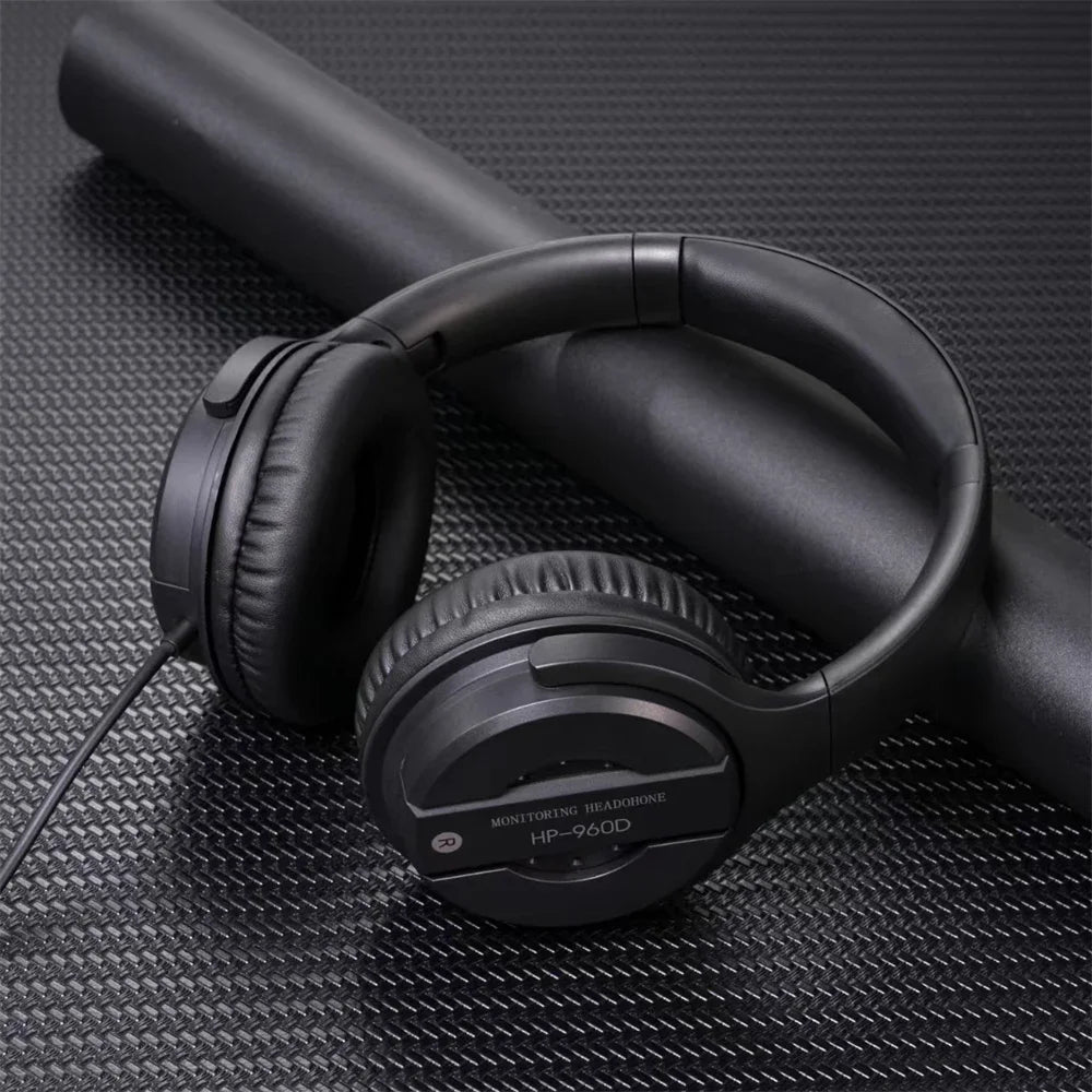 Wired Professional Studio headphone DJ Headphones With Microphone Over Ear HiFi Monitor Music Headset Earphone For Phone PC