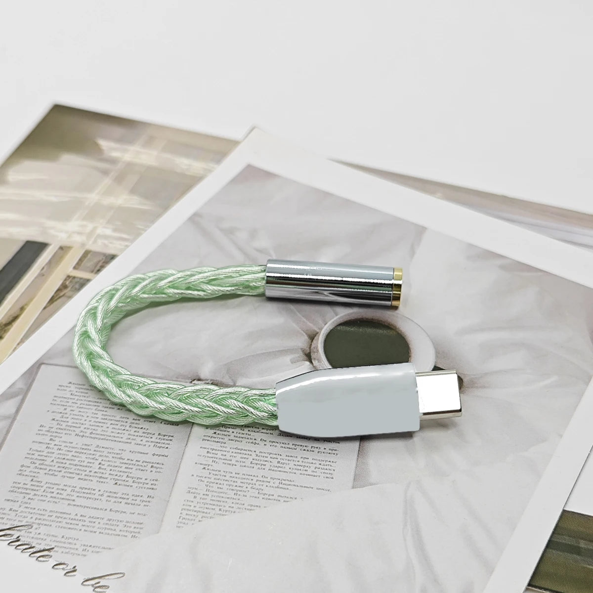 Hi-Fi USB-C to Lightning DAC Adapter Cable - 6N OCC Silver-Plated with Built-in AMP Supports iOS 12 15 16 for iPhone 15 14 13 P