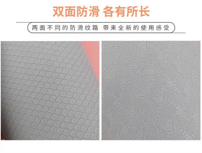 Yoga Mat Non-slip Sports TPE Fitness Mat 33cm Length Comfortable Rubber Mat Suitable for Sports Yoga and Pilates Gymnastics