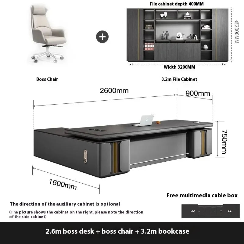 Bedroom Luxury Modern Boss Office Desk