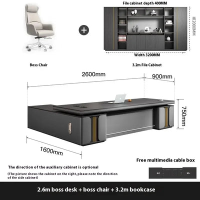 Bedroom Luxury Modern Boss Office Desk