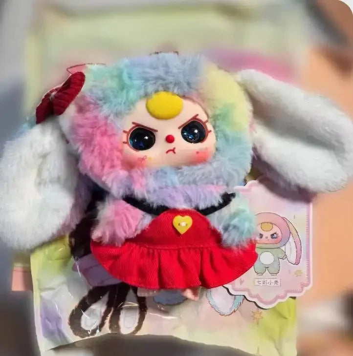 Genuine 2025 In Stock Blind Box Toy Baby Three Second-Generation Macaron Little Rabbit V2 Cute Pendant Ornaments Toys Girl Gifts