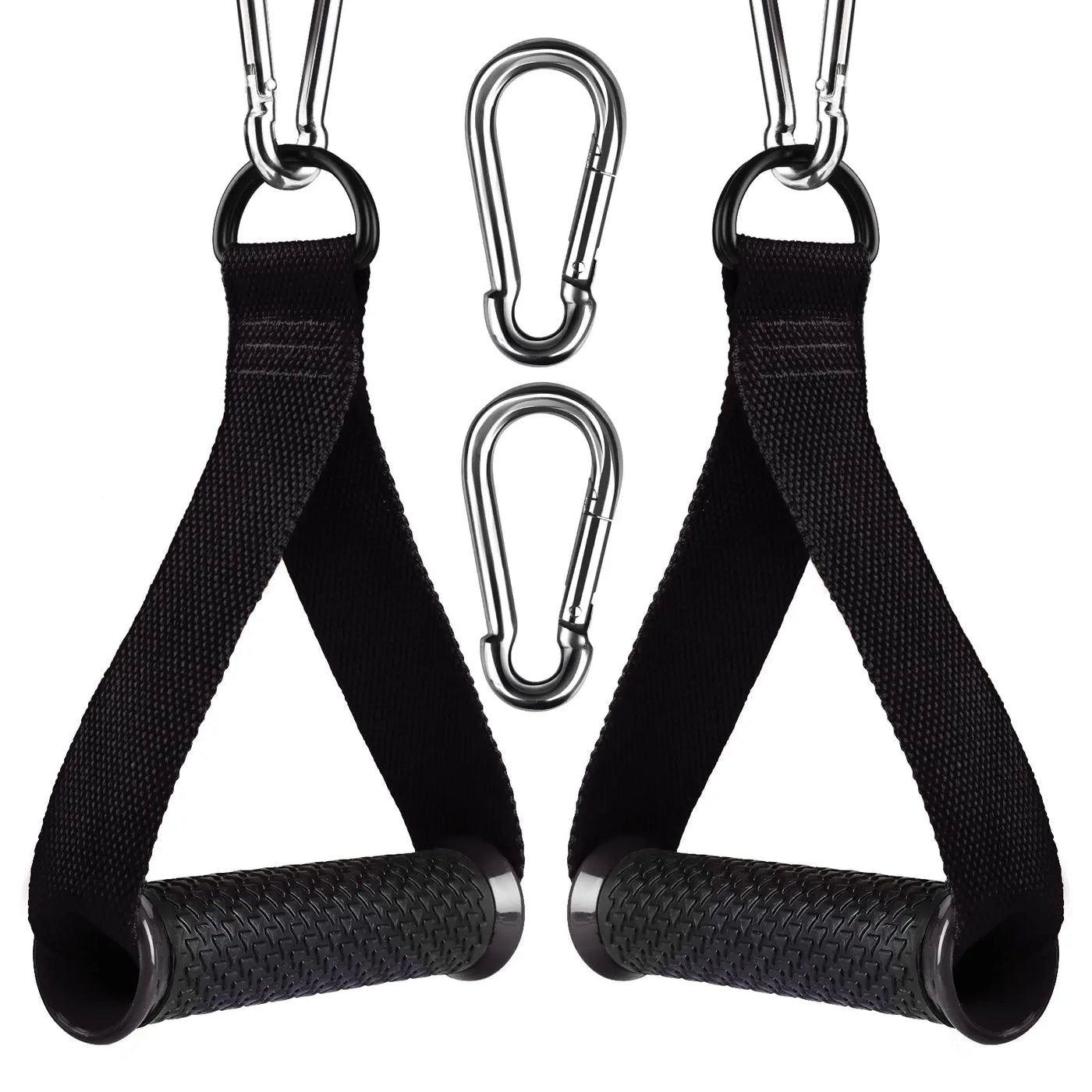 Heavy Duty Exercise Handles Cable Attachment Gym Resistance Bands Handles Anti-slip Grip Pilates Yoga Strength Trainer Workout
