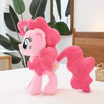 New My Little Pony Plush Doll Anime Twilight Sparkle Fluttershy Pinkie Pie Cartoon Soft Ornament Birthday Kawaii Toy Kid Gift