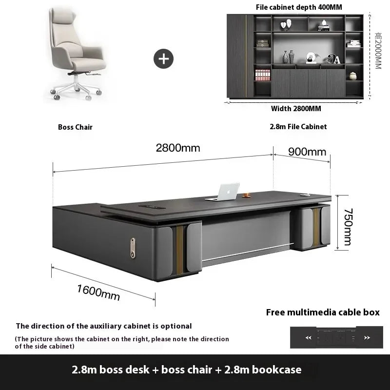 Bedroom Luxury Modern Boss Office Desk
