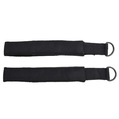 Pilates Reformer Foot Straps - Double Loop D-Ring Exercise Handles (2-Pack)