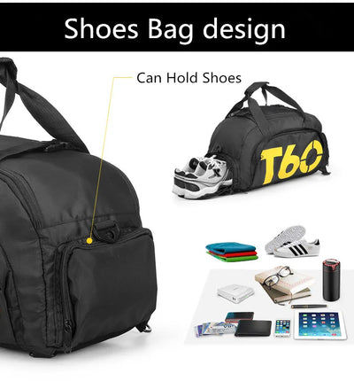 Waterproof Gym Bag - Ultralight Sports Backpack for Men & Women