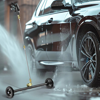 22 Inch Pressure Washer 1/4 Quick Connector Water Broom Under Car Chassis Floor Wash 4000 PSI Car Chassis High Pressure Washer