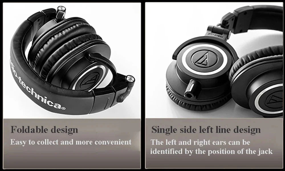 Audio-Technica ATH-M50x Professional Studio Monitor Headphones