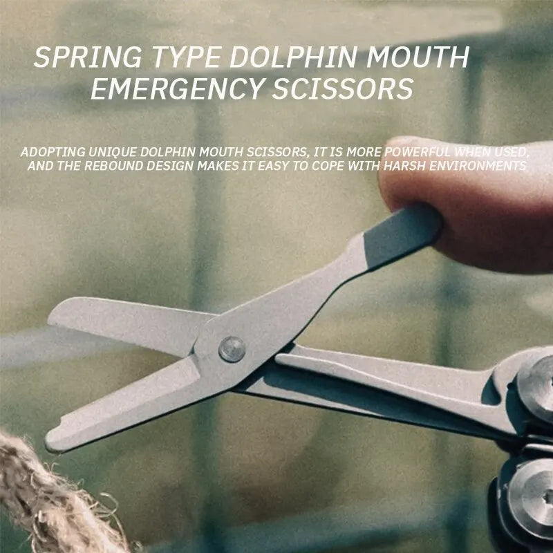 Multifunctional Pliers Outdoor Home Compact Portable Emergency Folding Knife Pliers Wrench Tool Car Portable Pliers Tool 1PC
