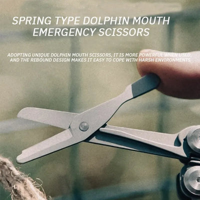Multifunctional Pliers Outdoor Home Compact Portable Emergency Folding Knife Pliers Wrench Tool Car Portable Pliers Tool 1PC