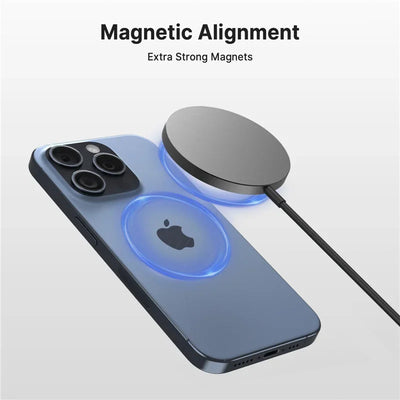 Magnetic Wireless Charger Pad Stand for iPhone 16 15 14 13 Pro Max Mini Airpods PD Macsafe Earphone Phone Fast Charging Station