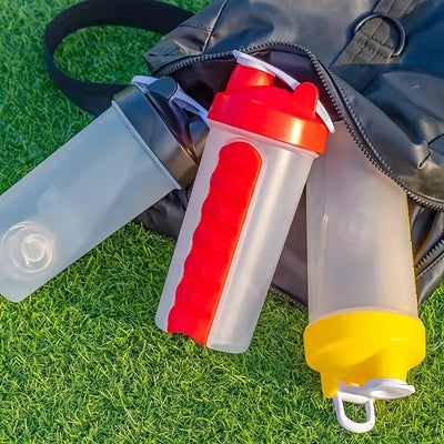 600ml 2-in-1 SmartWater Bottle with Medicine Case Leak Proof Sports Design Outdoor Adventures Fitness Travel Easy Carry Health