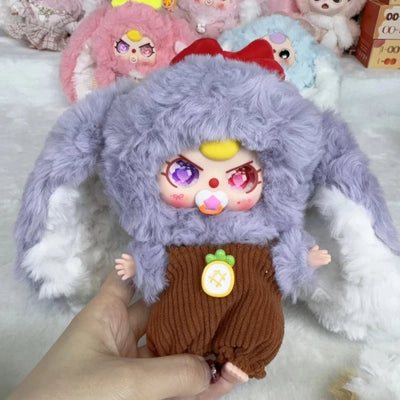 Genuine 2025 In Stock Blind Box Toy Baby Three Second-Generation Macaron Little Rabbit V2 Cute Pendant Ornaments Toys Girl Gifts