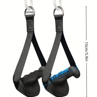 Big Ergonomic Exercise Handles for Cable Machine Attachments Strength Training Resistance Bands Heavy Duty Workoutt Handles Gear