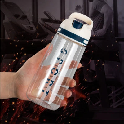 450ML Portable Water Bottle for Gym, Fitness, Outdoor Camping, Hiking, and Sports - PC Material, Sealable