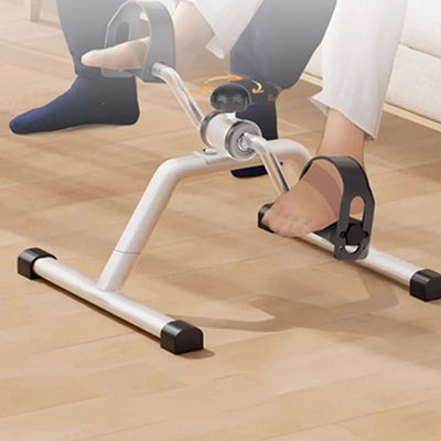 Portable Pedal Exerciser Mini Exercise Bike Adjustable Resistance Under Desk Bike Pedal Exerciser Multi-Function for Seniors