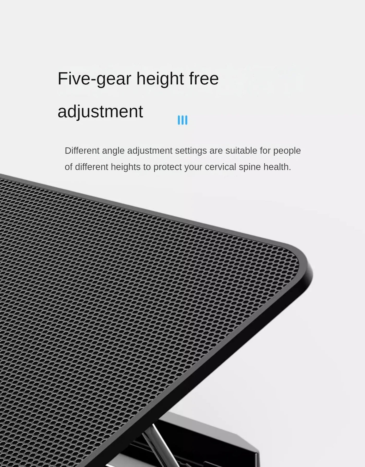 12-17 Inch Laptop Cooling Pad - 6 Quiet Fans Portable Air Cooler for Notebook Gaming with Stable Stand USB
