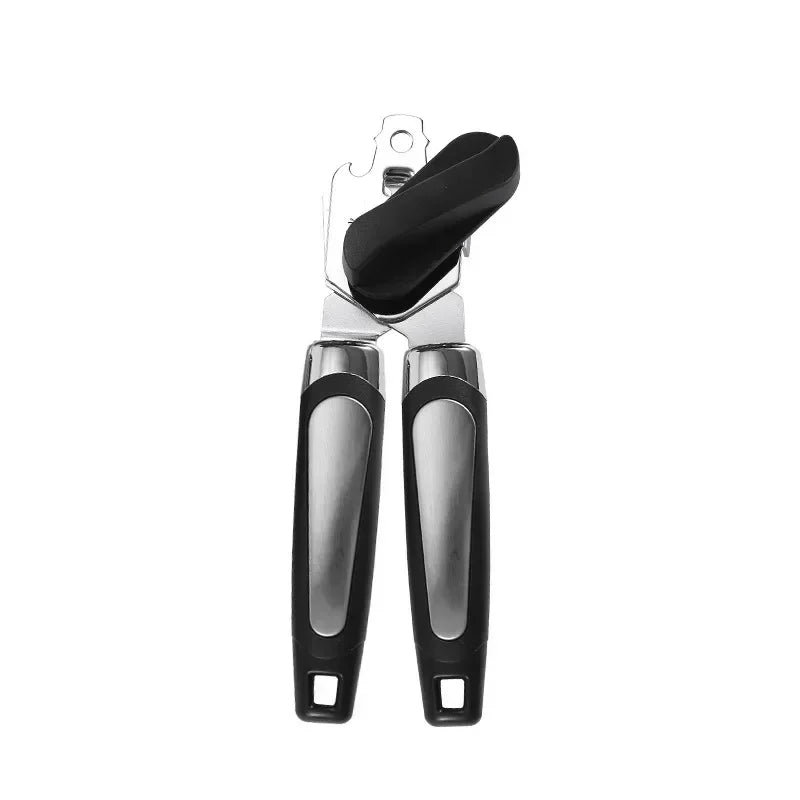 Easy Can Opener Safety Stainless Steel Manual Professional Effortless Openers with Turn Knob Household Kitchen Useful Tools
