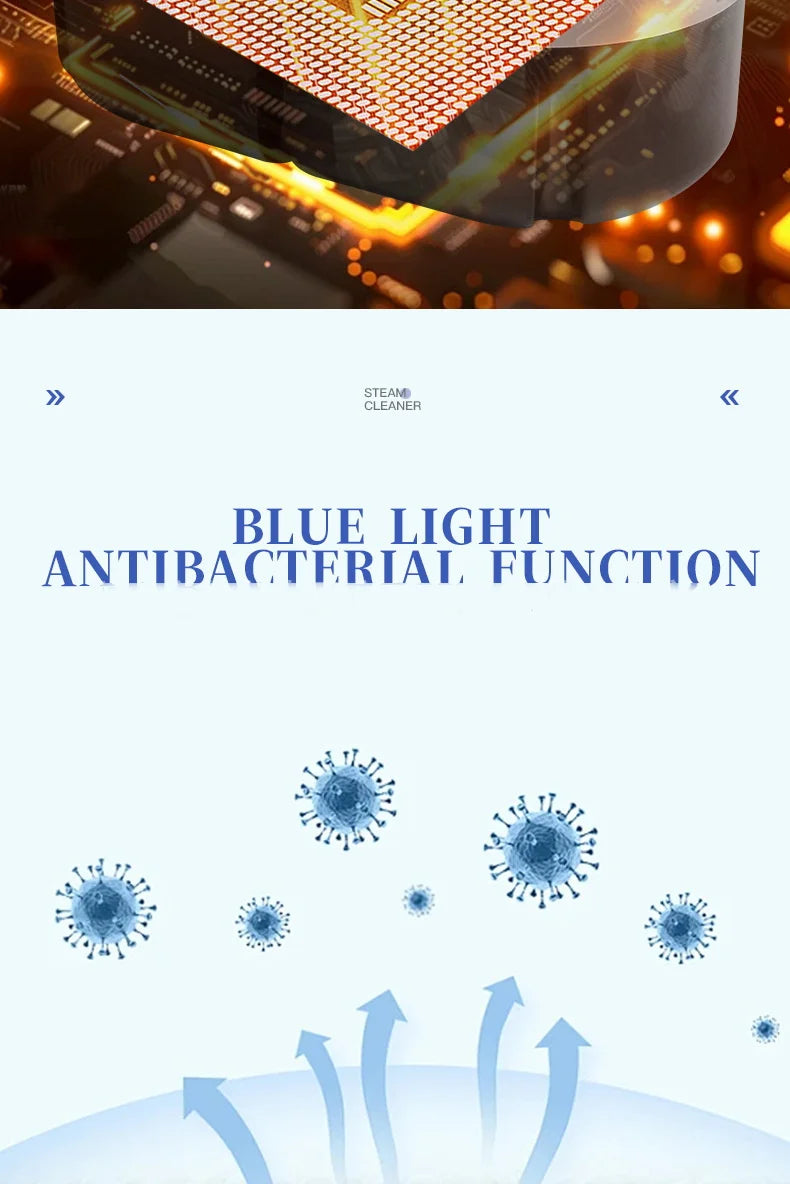 Steam Cleaner High Temperature Household Sterilization for Air Conditioner,Sofa,Kitchen Hood Car Handheld Steam Cleaner EU Plug