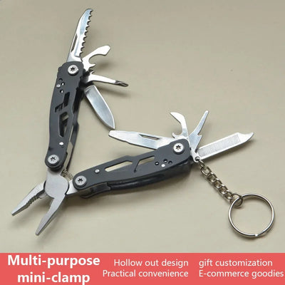 Multifunction Stainless Steel Multi-tool Pocket Knife Pliers Folding Pliers Mini Portable Folding Pliers Folding Blade Knife