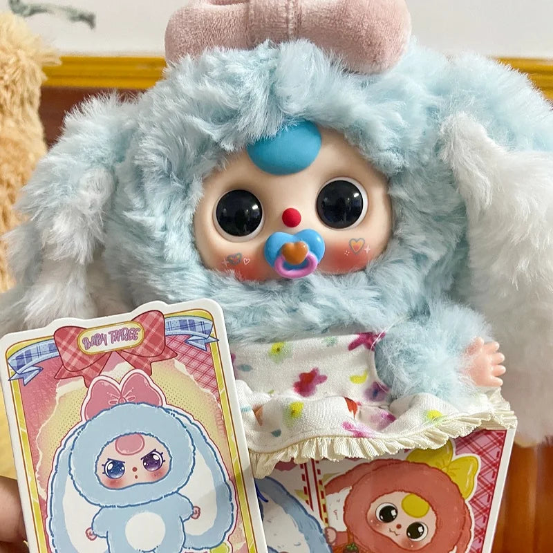 Genuine 2025 In Stock Blind Box Toy Baby Three Second-Generation Macaron Little Rabbit V2 Cute Pendant Ornaments Toys Girl Gifts