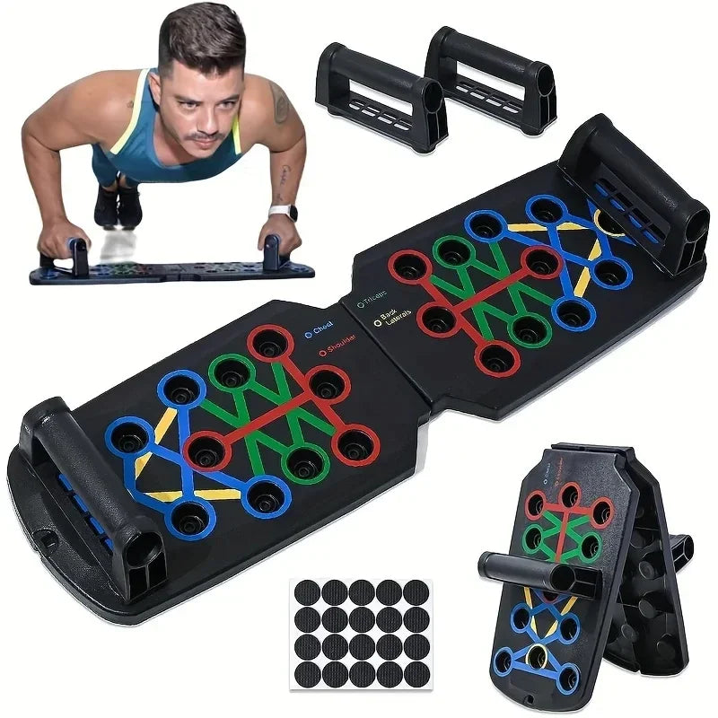 Push Up Board - Color-Coded Fitness System for Perfect Form