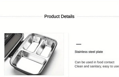 Easy-Clean Bento Container For Students & Office Workers