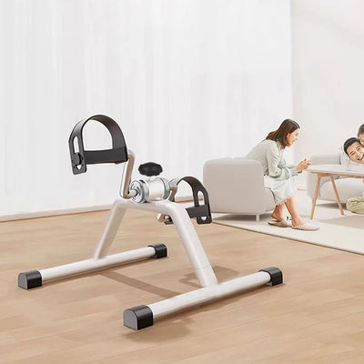 Portable Pedal Exerciser Under Desk Bike Pedal Exerciser Foot Peddler Machine Mini Bicycle Trainer for Indoor Leg Rehabilitation