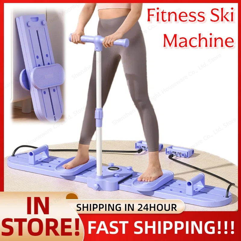 Portable Ski Machine - Full Body Cardio Workout Equipment