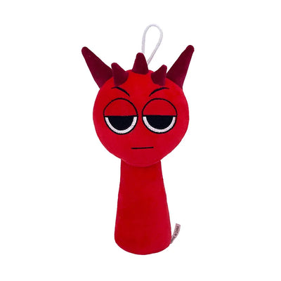 2025 Soft Doll Toy (9 Inch) Cartoon Red Ice Sprunki Games Plushies Toy Baby Rag Doll Birthday Gift Christmas Plush Toy Gift
