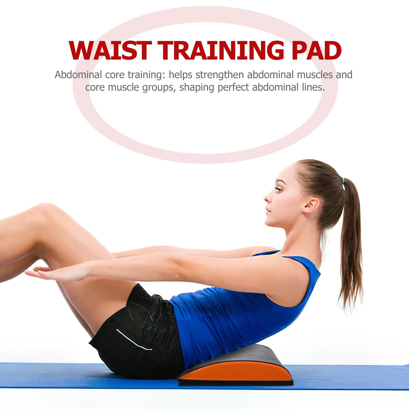 Abdominal Trainer Mat High Density Foam Support Full Workout Home Gym Accessories Sit Ups Pad