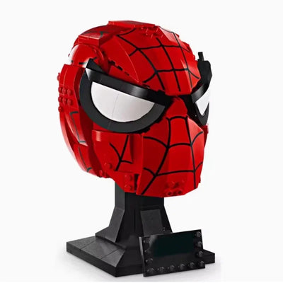 2025 new compatible 76285 red helmet building block series brick model toy children's birthday decoration party gift ornament