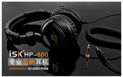 Auriculares Original ISK HP800 Studio Monitor Studio DJ Headphone