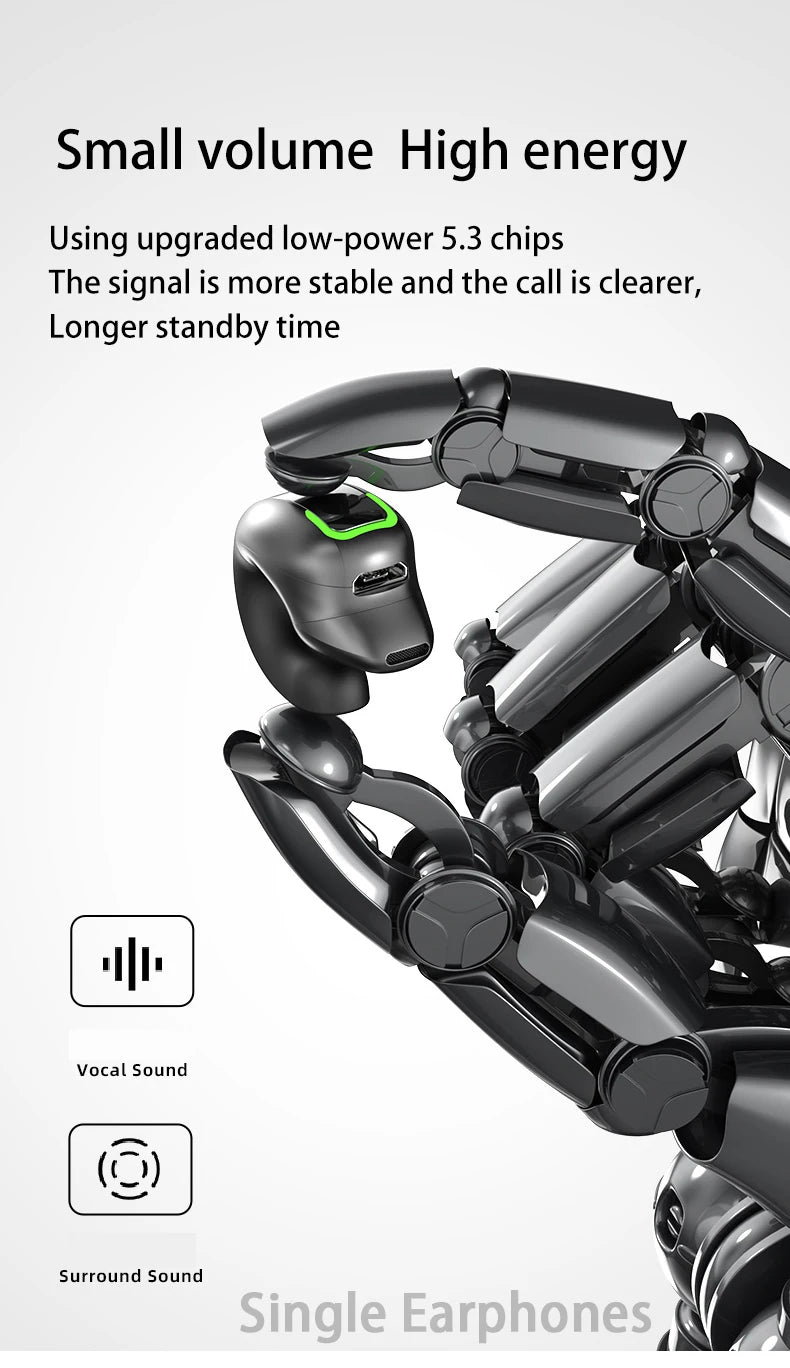 Ear clip earphones, Bluetooth wireless earphone