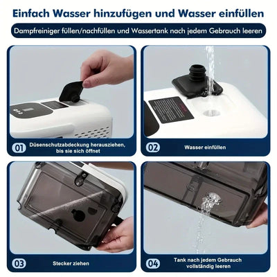 Steam Cleaner High Temperature Household Sterilization for Air Conditioner,Sofa,Kitchen Hood Car Handheld Steam Cleaner EU Plug