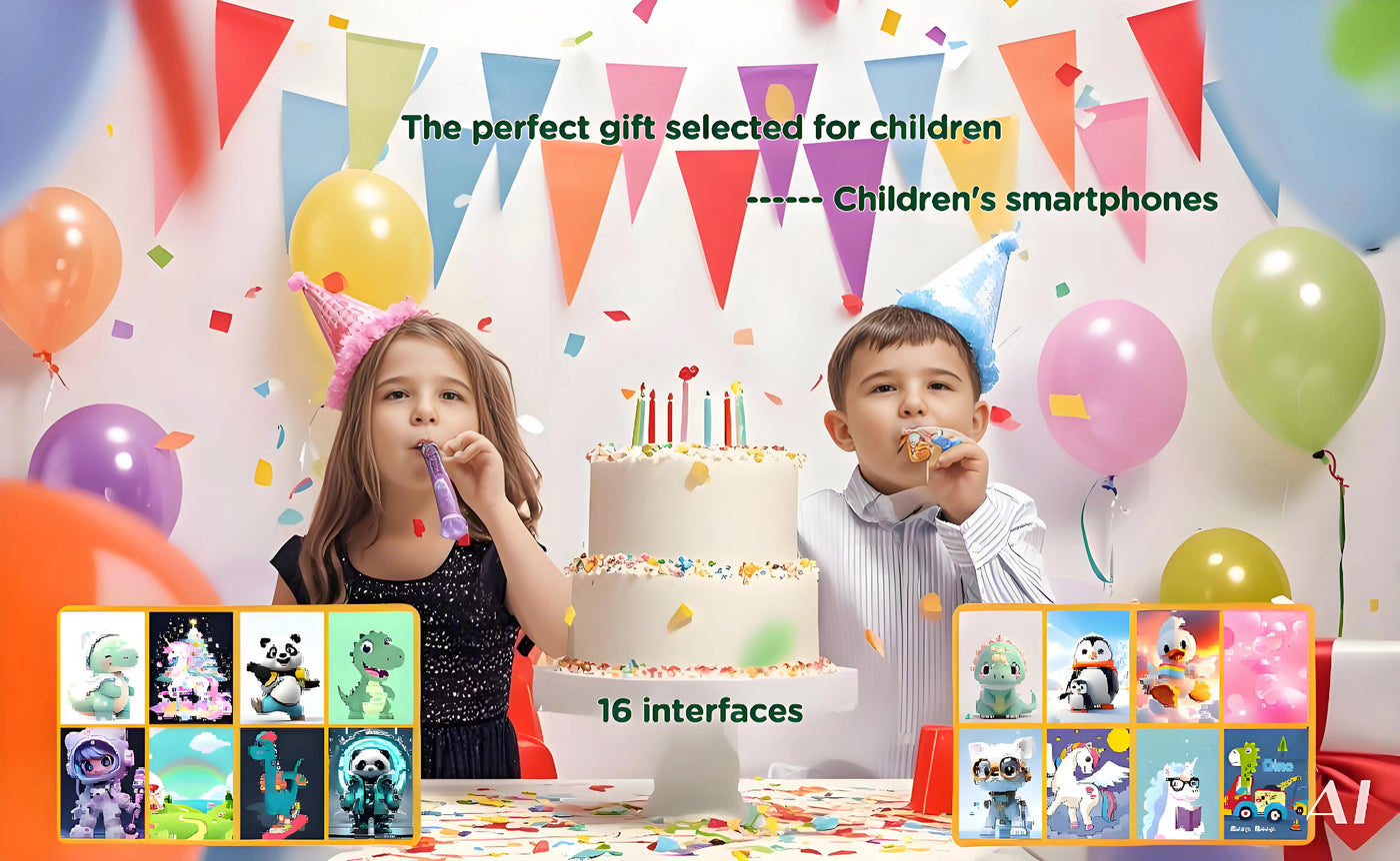 Kids Smart Educational Toys Musci Player Learning Selfie Toddler Phone Games for Children Age 3-12 Best Christmas Birthday Gifts
