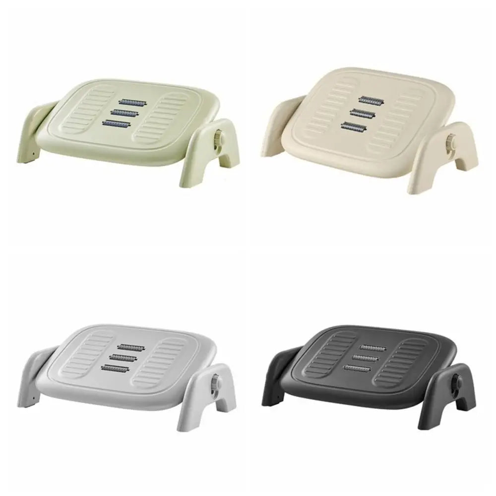 Ergonomic Massage Footstool Durable Adjustable Height Under Desk