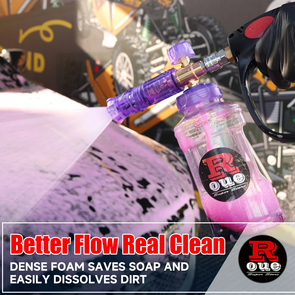 Pressure Washer  Snow Foam Lance Foam Nozzle Car Wash Foam Maker for parkside Karcher Elitech Bort AR Bosch Pressure Washer