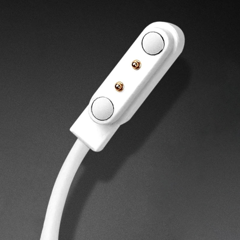 Smart Watch Charging Cable 2 Pin 4 Pins USB Charger Cord 0.5m Universal for Smartwatch 7.62mm 2.84mm 4mm Magnetic Charger