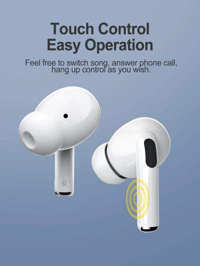 Wireless Headphones - for sports. Stereo sound, high-fidelity stereo music and microphone. Low-latency headphones.