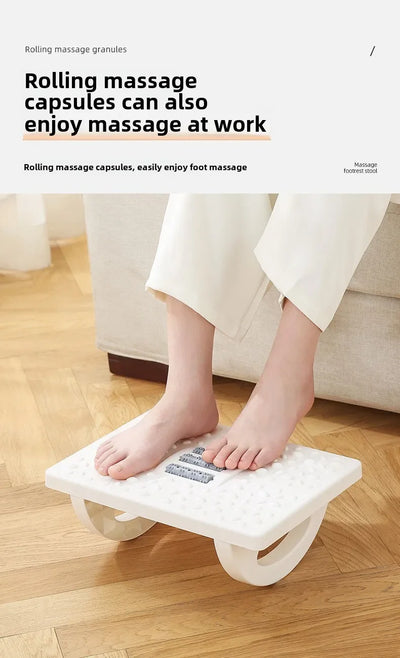 Ergonomic Office Foot Rest Stool Under Desk Adjustable Height Comfortable