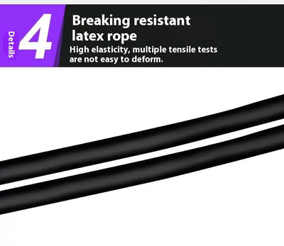 Adjustable Pilates Stick - Portable Fitness Bar with Resistance Bands