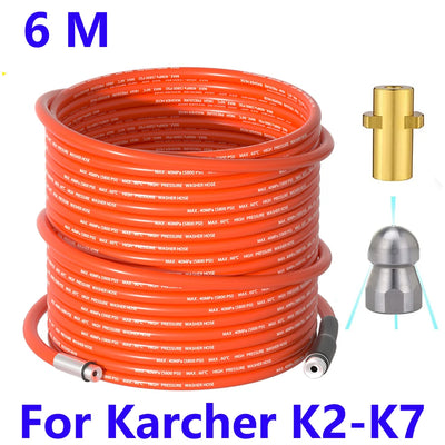 For karcher K2-K7pressure washer high pressure water hose,for sewer cleaning hose,Car cleaning kit ,Washer nozzles Pneumatic gun